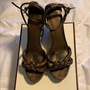 Coach Wedges Bronze 8.5 - Pre-❤️
